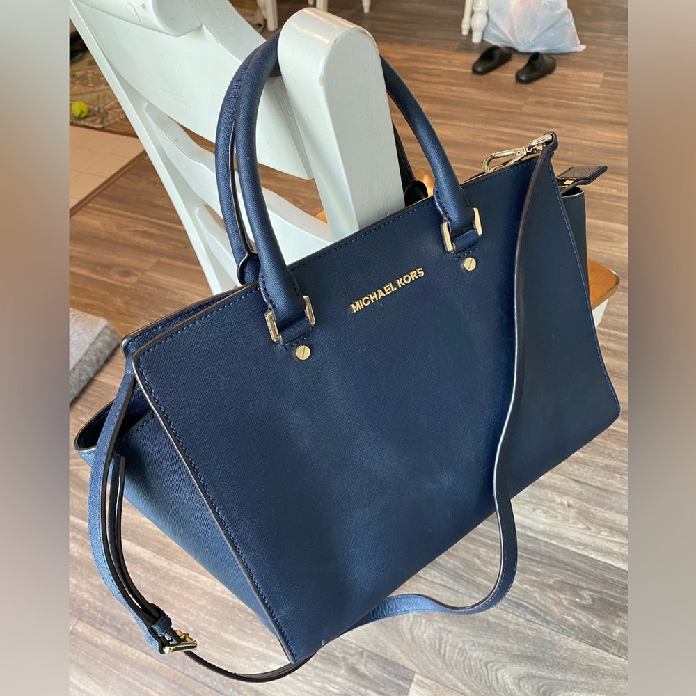 Michael Kors Navy Bag
